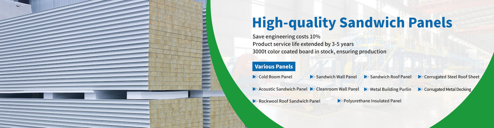 pannelli sandwich in PU