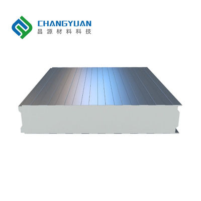 Qualità  PU Sandwich Panels and Polyurethane Sandwich Wall Panel with Thermal Insulation, Waterproof Protection, and Energy Efficiency fabbrica