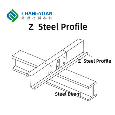 C & Z purlins e traverse e ridgepole e profila di acciaio galvanizzato con lunghezza personalizzabile e finitura resistente alla corrosione per applicazioni strutturali