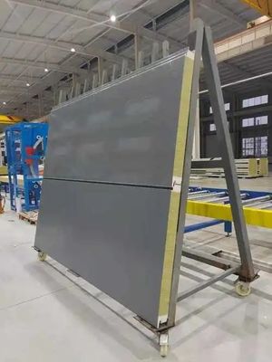 200 mm di spessore Sistema di pannelli di parete sandwich ignifughi per edifici di grandi dimensioni