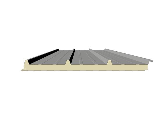 Dispositivo insonorizzante Pu Sandwich Roof Panel 1000mm Larghezza Ottima impermeabilizzazione
