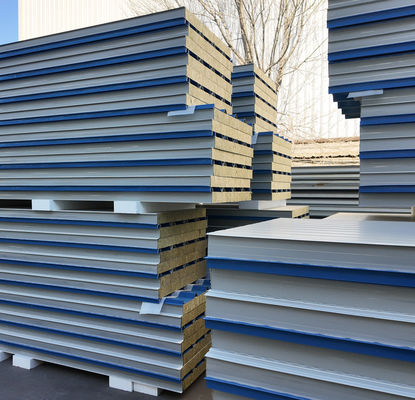 Muro a pannello sandwich ignifuge a base di silicone per edifici sostenibili
