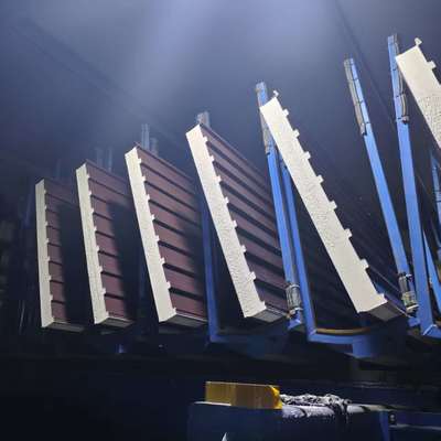 Pannello per tetto in lega Al-Mg-Mn Greatwall con spessore 45/65/95mm, larghezza 950mm e durata di 50 anni