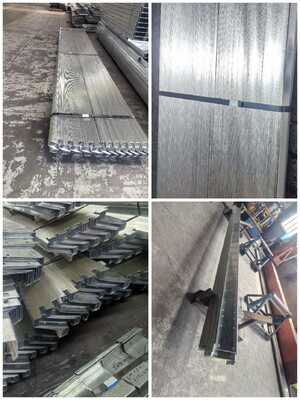 Superfici metalliche ondulate ad alta resistenza alla corrosione con capacità di carico fino a 500 kg/m2 e spessore da 0,7 mm a 1,5 mm per il supporto strutturale
