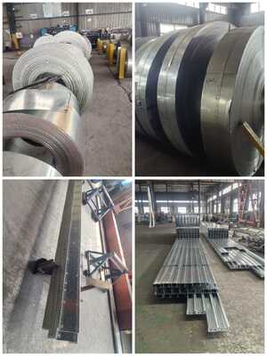 Dispositivi personalizzabili fino a 6000 mm di rivestimento in metallo ondulato resistente alla corrosione con capacità di carico fino a 500 kg/m2