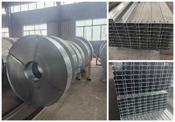 Dispositivi personalizzabili fino a 6000 mm di rivestimento in metallo ondulato resistente alla corrosione con capacità di carico fino a 500 kg/m2